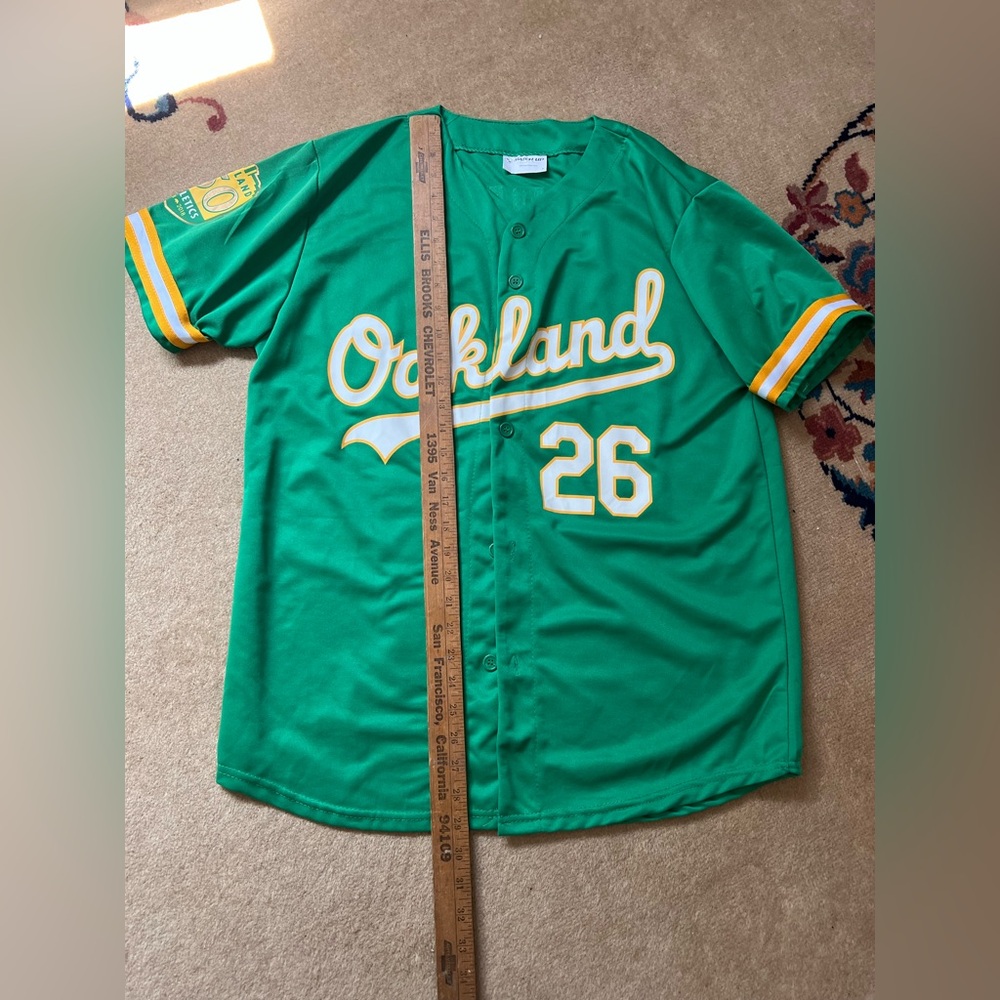 Green Oakland Baseball Jersey